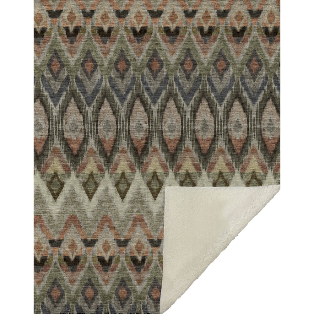 Premium Machine Washable ASB617 Taupe 50" x 70" Sherpa Throw Blanket. Picture 1