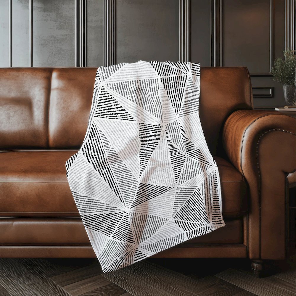 Premium Machine Washable ASB618 Pewter 50" x 70" Sherpa Throw Blanket. Picture 4