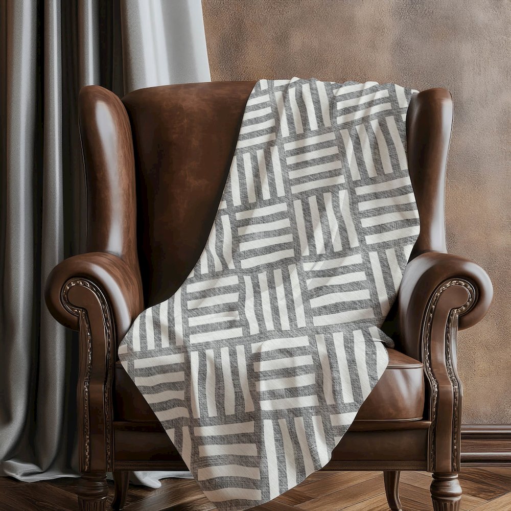 Premium Machine Washable ASB620 Charcoal 50" x 70" Sherpa Throw Blanket. Picture 5