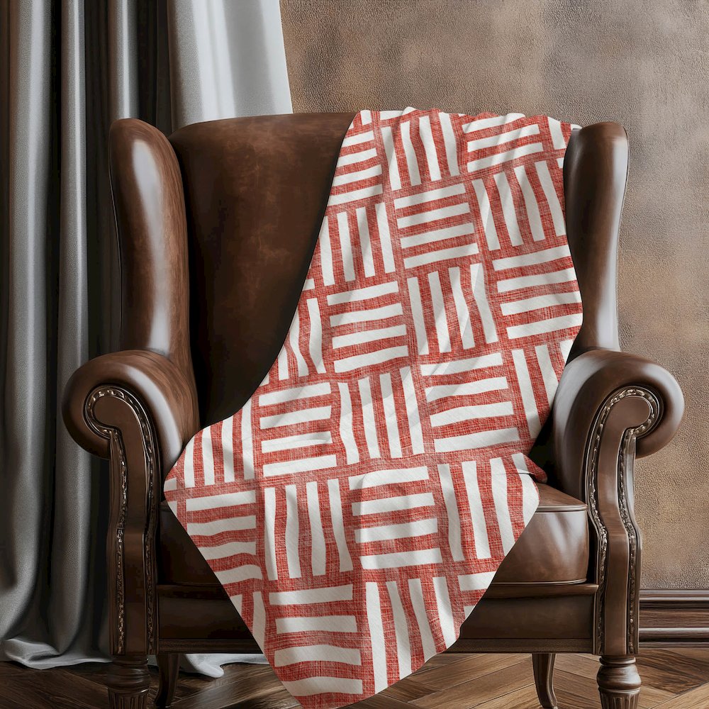 Premium Machine Washable ASB620 Red 50" x 70" Sherpa Throw Blanket. Picture 5