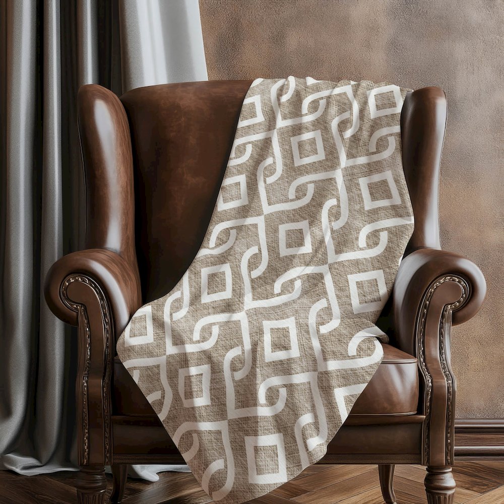 Premium Machine Washable ASB621 Brown 50" x 70" Sherpa Throw Blanket. Picture 5