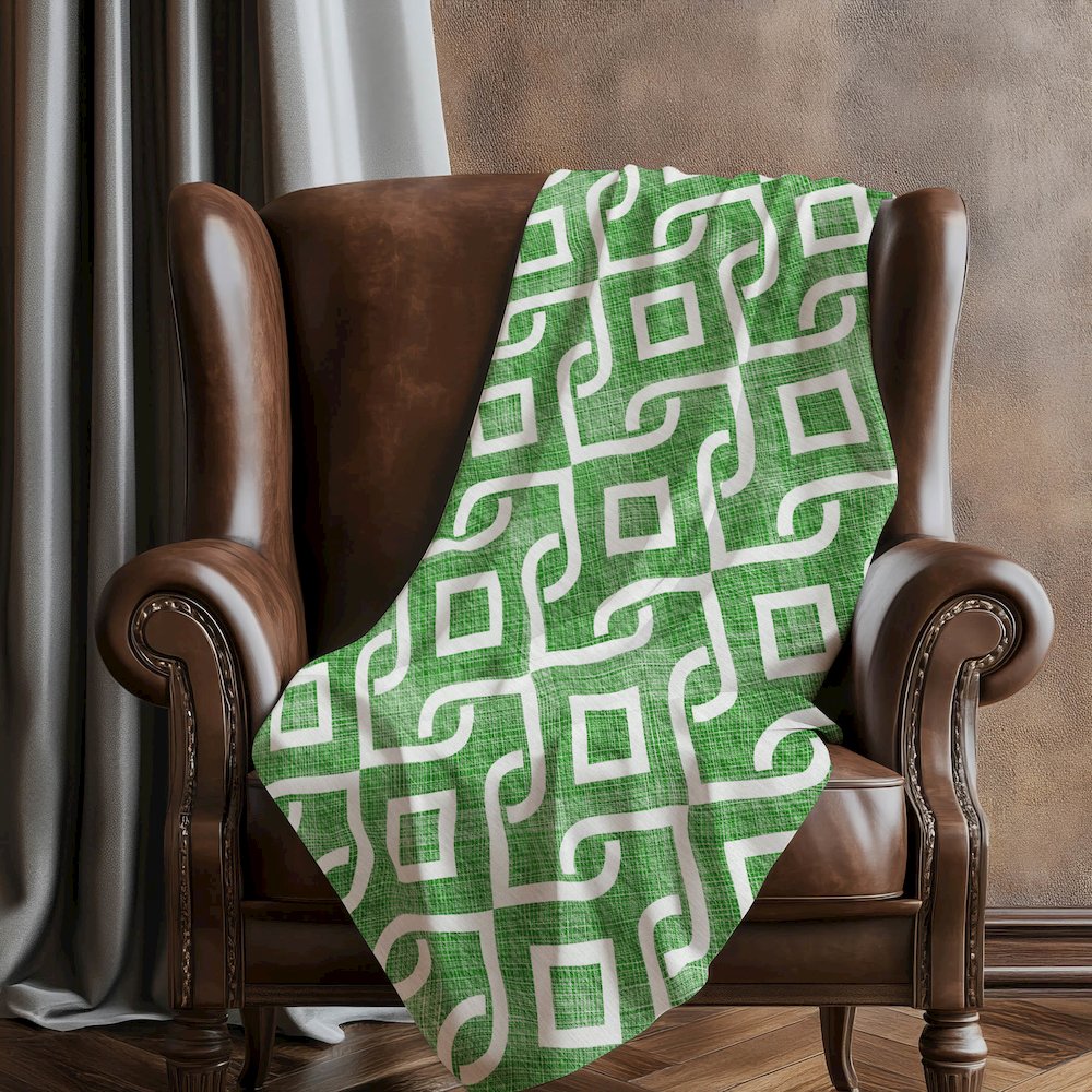 Premium Machine Washable ASB621 Emerald 50" x 70" Sherpa Throw Blanket. Picture 5