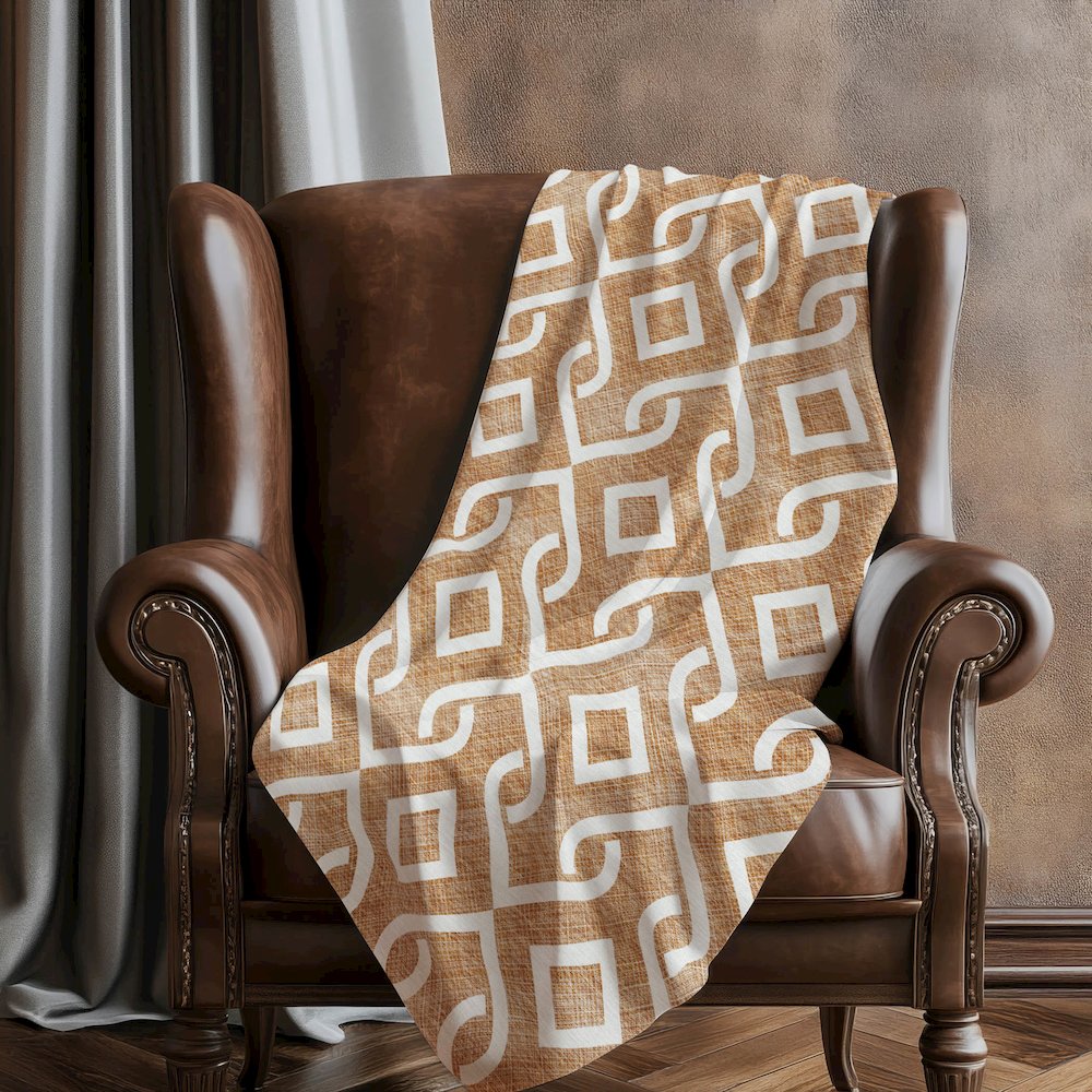 Premium Machine Washable ASB621 Paprika 50" x 70" Sherpa Throw Blanket. Picture 5