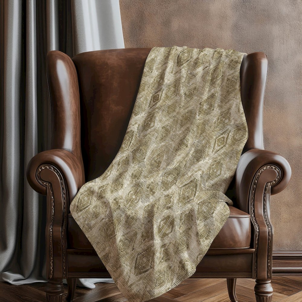 Premium Machine Washable ASB622 Mocha 50" x 70" Sherpa Throw Blanket. Picture 5