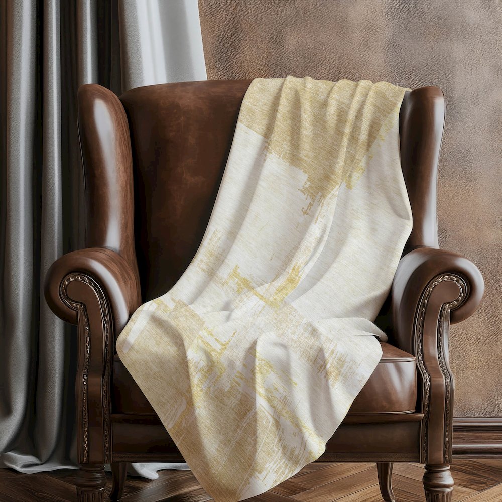 Premium Machine Washable ASB624 Beige 50" x 70" Sherpa Throw Blanket. Picture 5