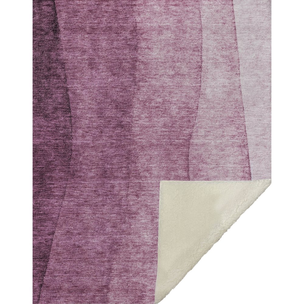 Premium Machine Washable ASB625 Merlot 50" x 70" Sherpa Throw Blanket. Picture 1