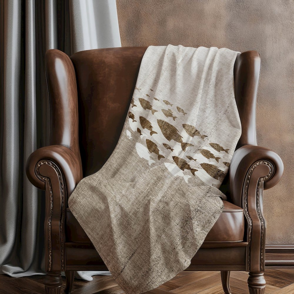 Premium Machine Washable ASB627 Taupe 50" x 70" Sherpa Throw Blanket. Picture 5