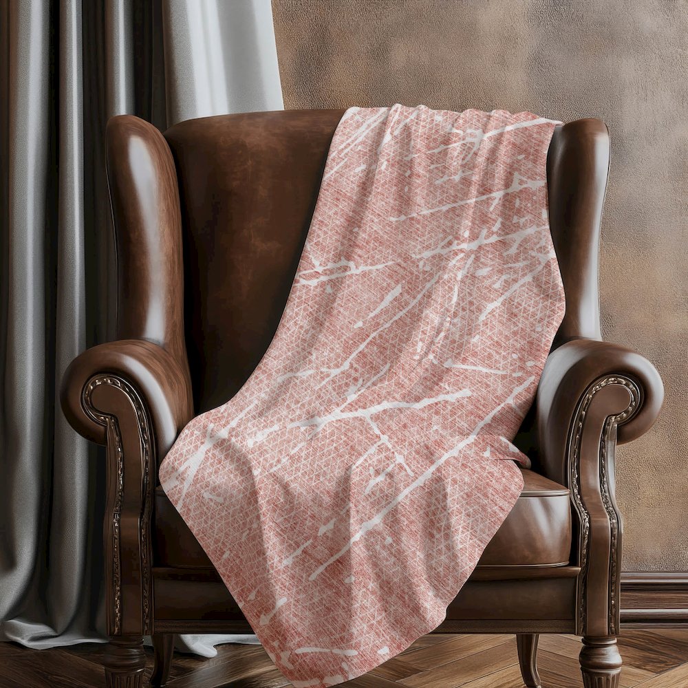 Premium Machine Washable ASB628 Blush 50" x 70" Sherpa Throw Blanket. Picture 5