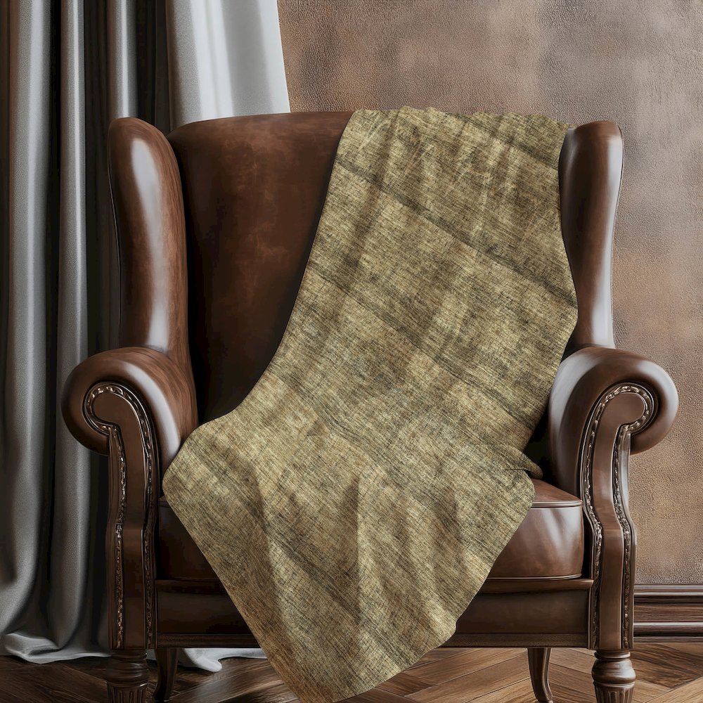 Premium Machine Washable ASB629 Brown 50" x 70" Sherpa Throw Blanket. Picture 5