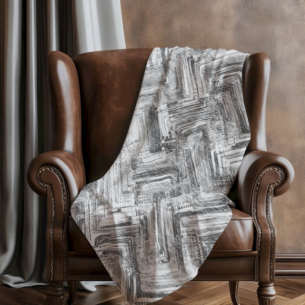 Premium Machine Washable ASB630 Gray 50" x 70" Sherpa Throw Blanket. Picture 5