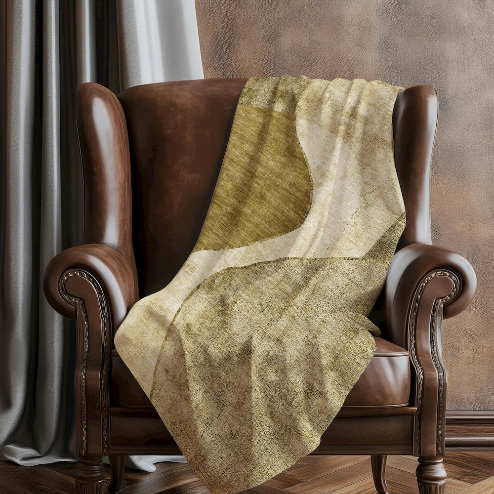 Premium Machine Washable ASB633 Brown 50" x 70" Sherpa Throw Blanket. Picture 5
