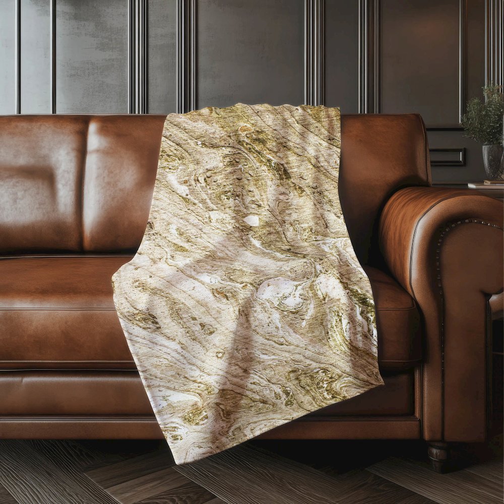 Premium Machine Washable ASB640 Brown 50" x 70" Sherpa Throw Blanket. Picture 4