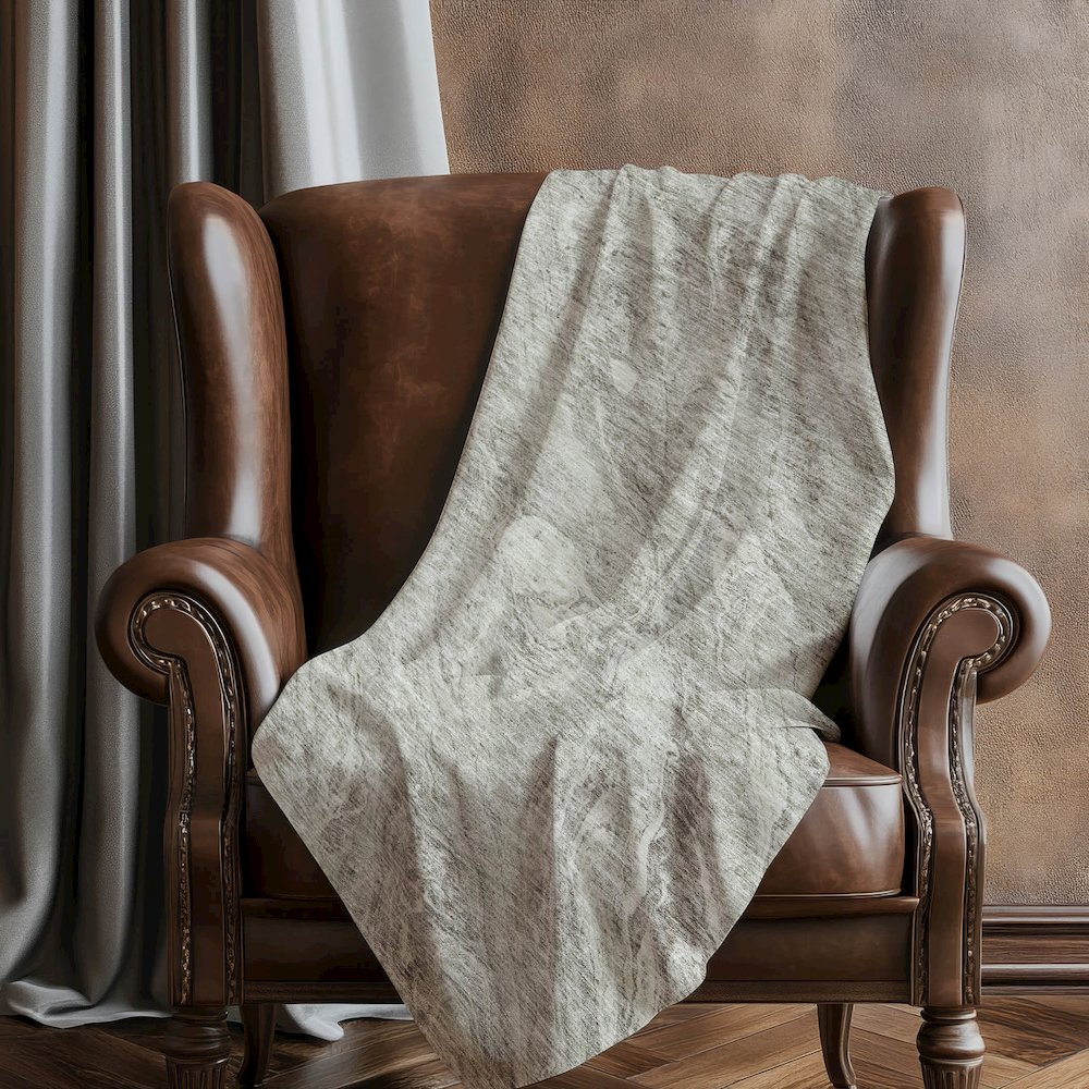 Premium Machine Washable ASB640 Taupe 50" x 70" Sherpa Throw Blanket. Picture 5