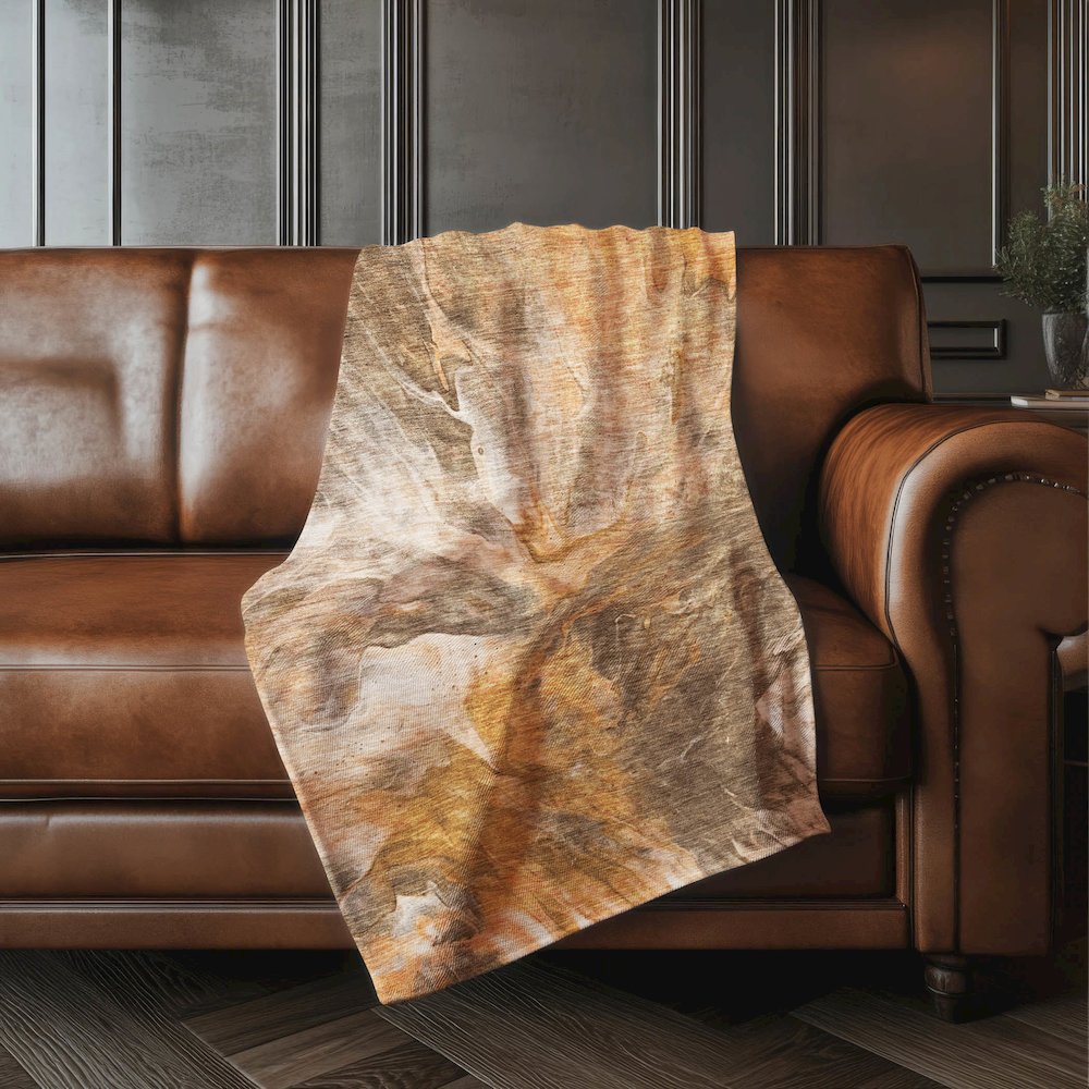 Premium Machine Washable ASB641 Paprika 50" x 70" Sherpa Throw Blanket. Picture 4