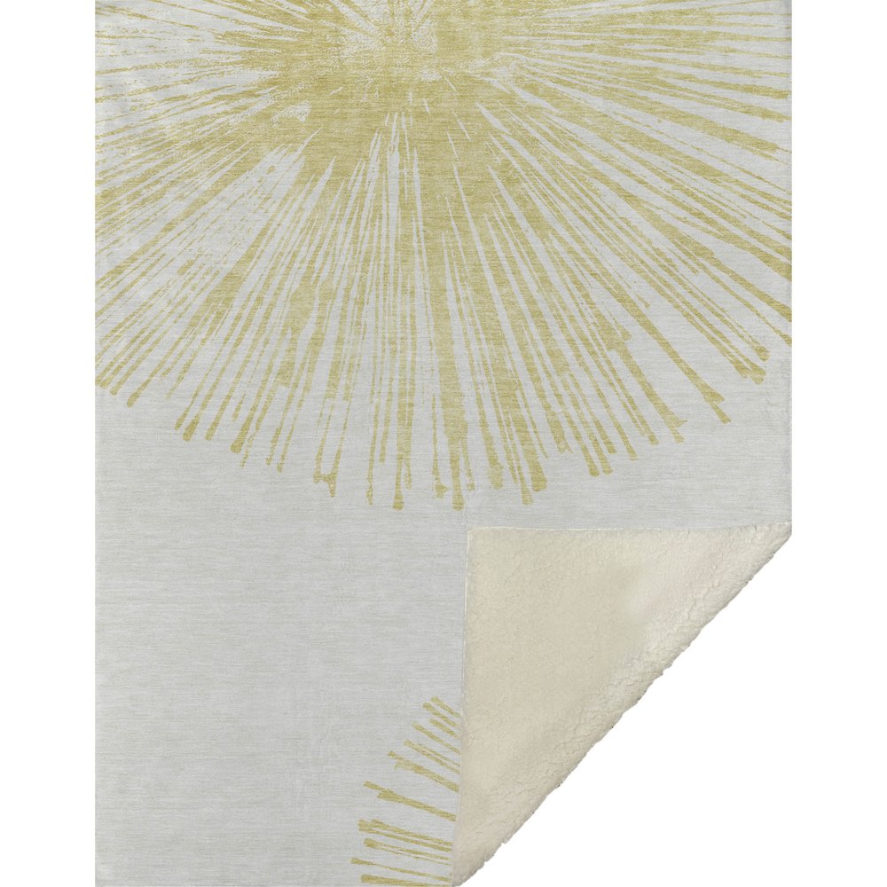 Premium Machine Washable ASB642 Beige 50" x 70" Sherpa Throw Blanket. Picture 1