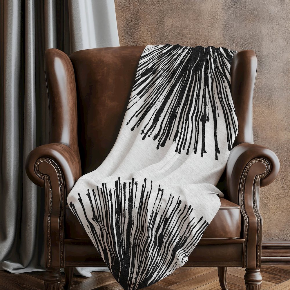 Premium Machine Washable ASB642 Black 50" x 70" Sherpa Throw Blanket. Picture 5