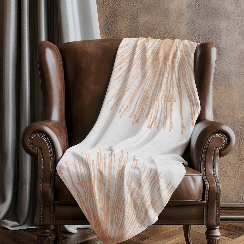 Premium Machine Washable ASB642 Salmon 50" x 70" Sherpa Throw Blanket. Picture 5