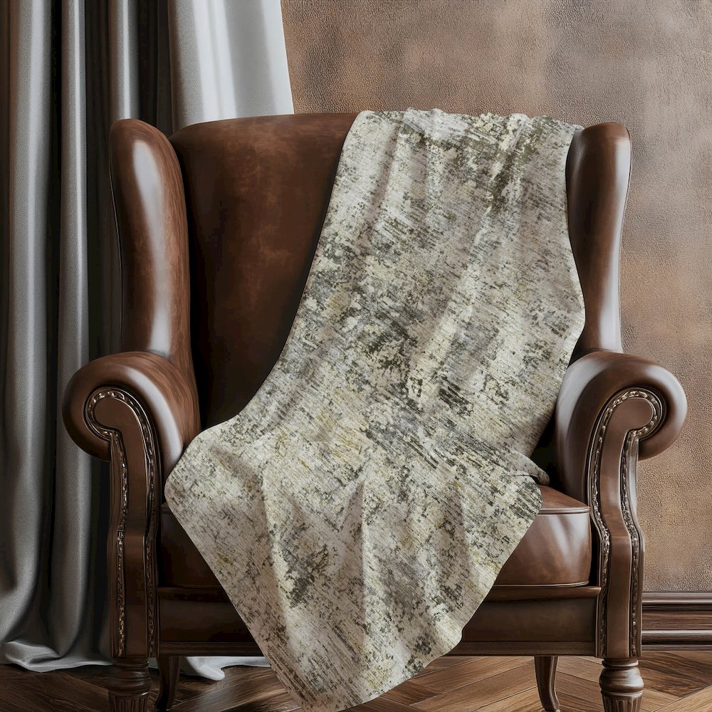 Premium Machine Washable ASB644 Taupe 50" x 70" Sherpa Throw Blanket. Picture 5