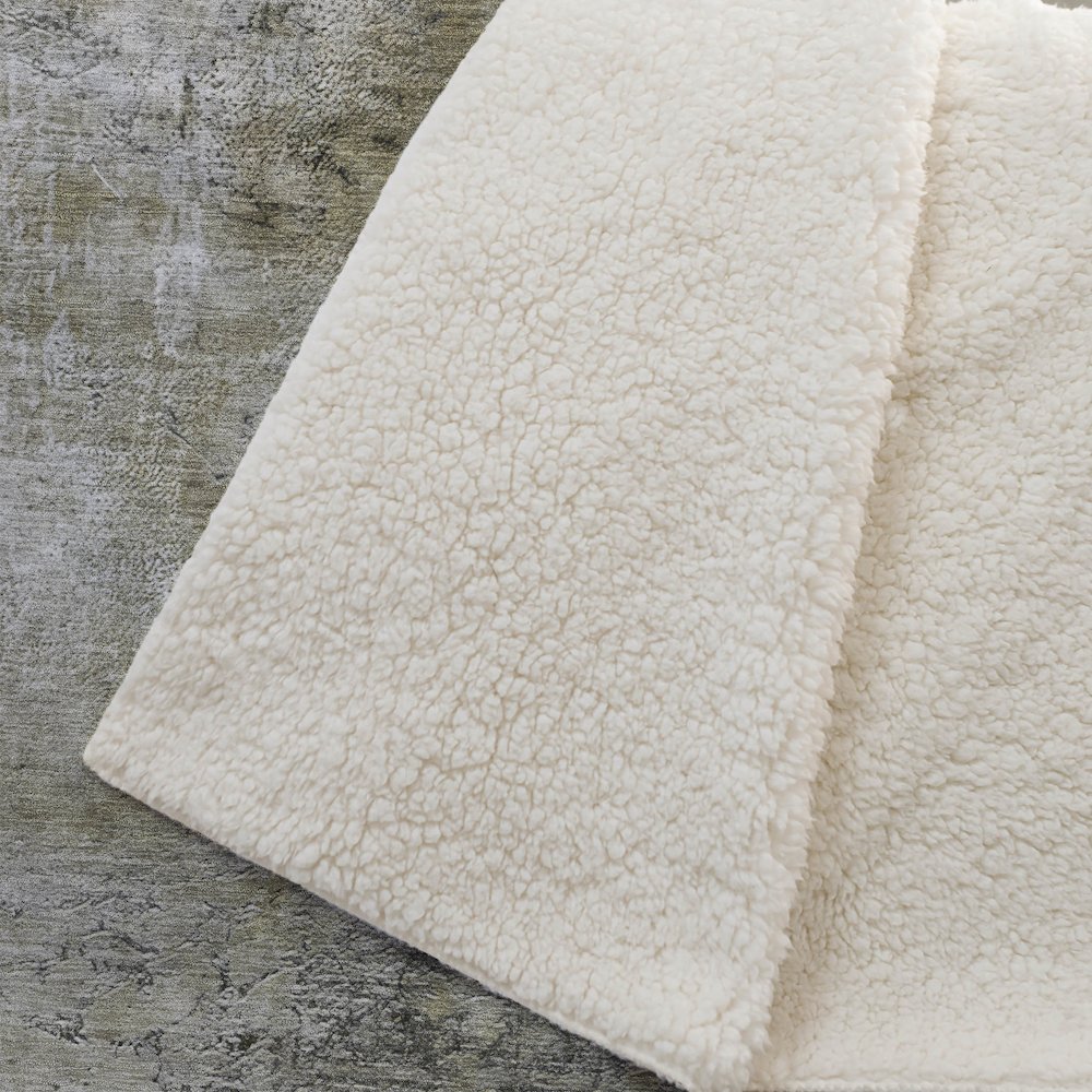 Premium Machine Washable ASB646 Brown 50" x 70" Sherpa Throw Blanket. Picture 2