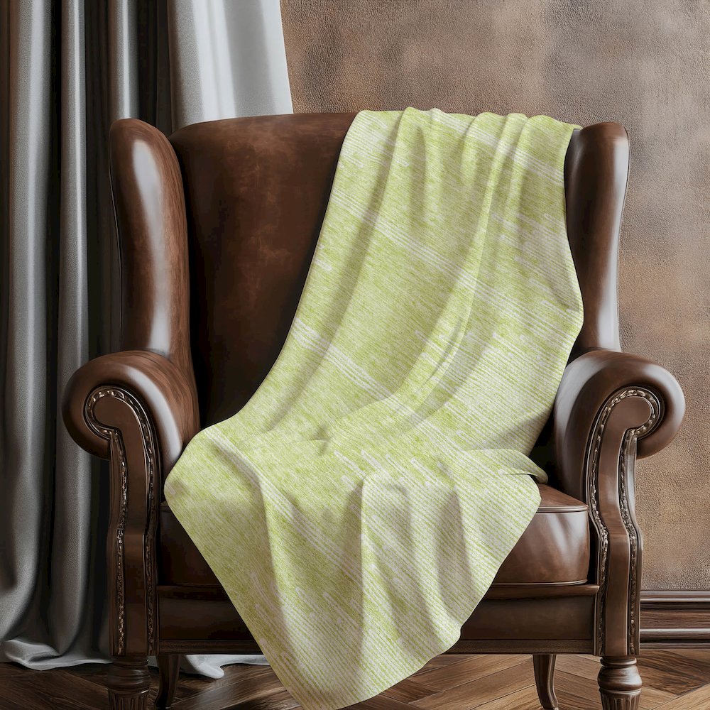 Premium Machine Washable ASB647 Aloe 50" x 70" Sherpa Throw Blanket. Picture 5