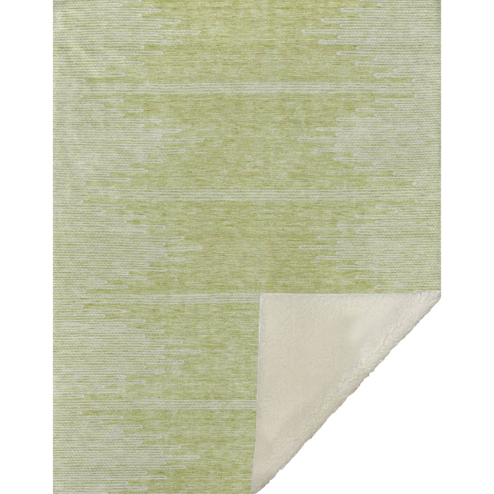 Premium Machine Washable ASB647 Aloe 50" x 70" Sherpa Throw Blanket. Picture 1