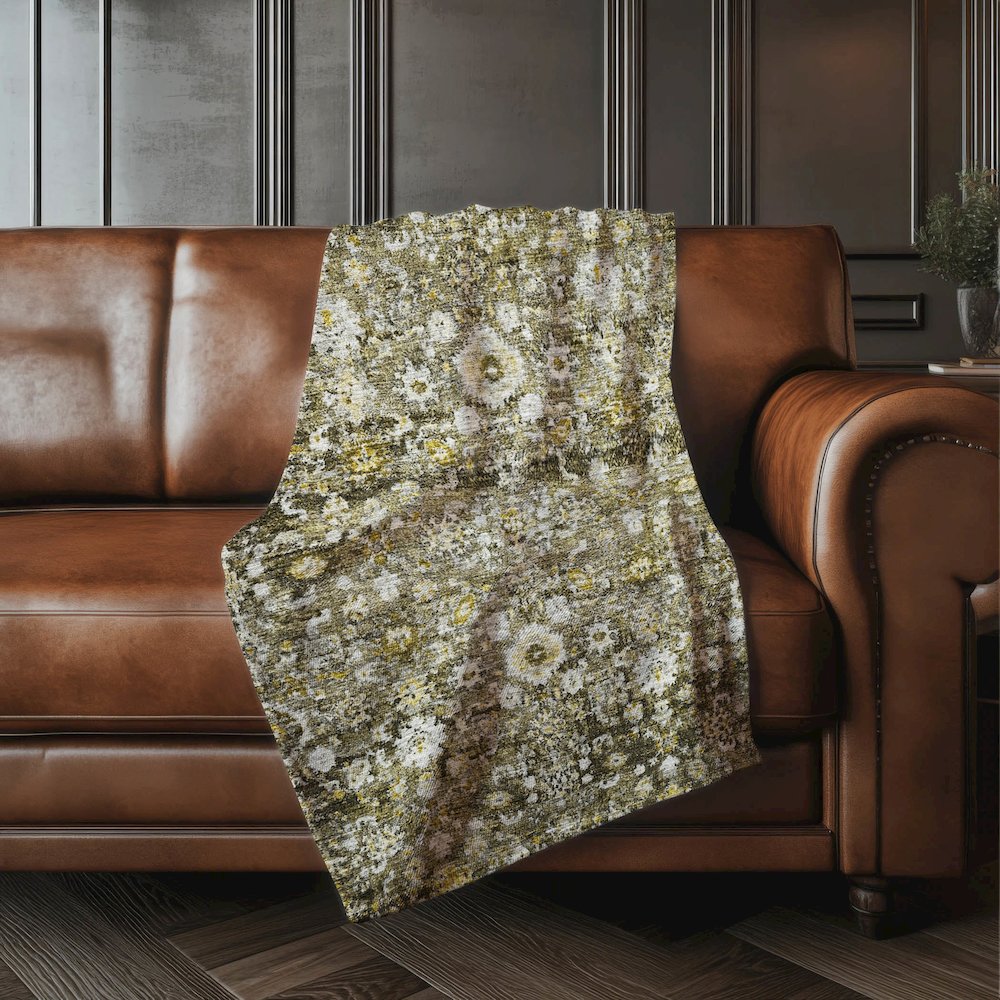 Premium Machine Washable ASB651 Mocha 50" x 70" Sherpa Throw Blanket. Picture 4