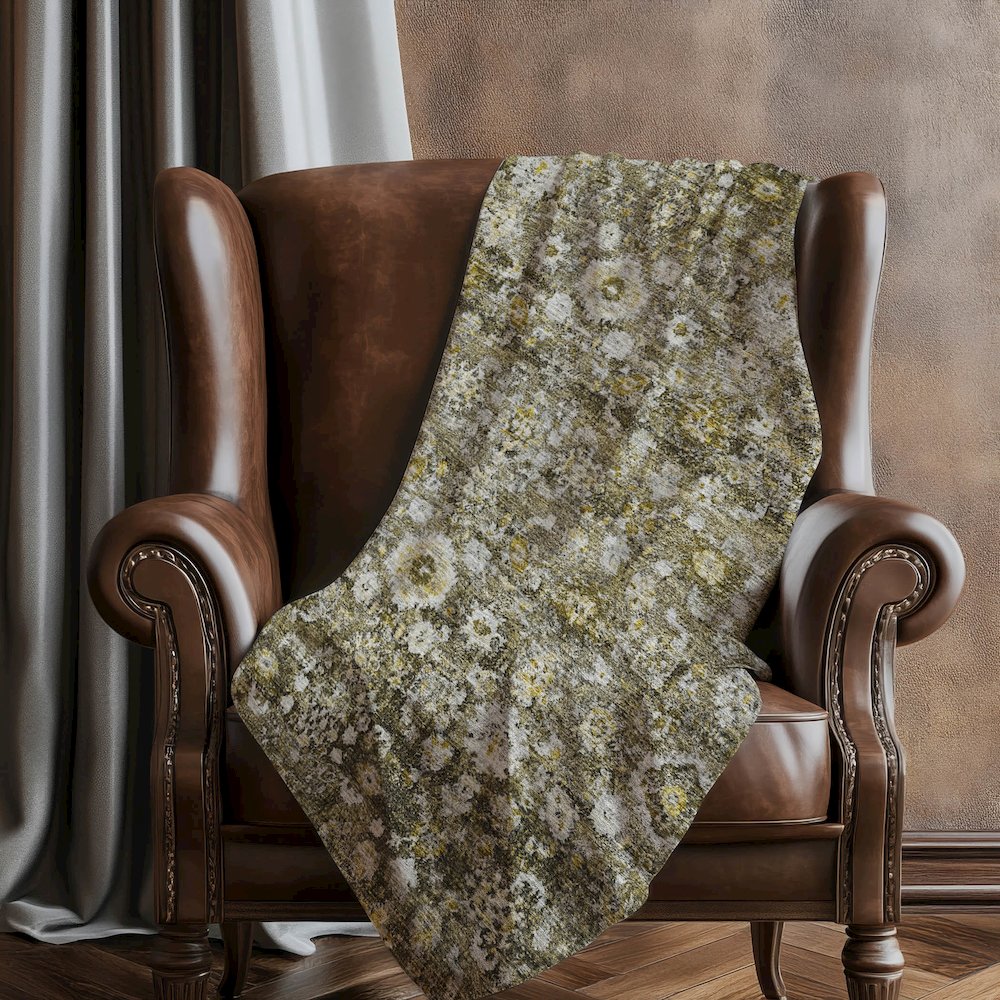 Premium Machine Washable ASB651 Mocha 50" x 70" Sherpa Throw Blanket. Picture 5