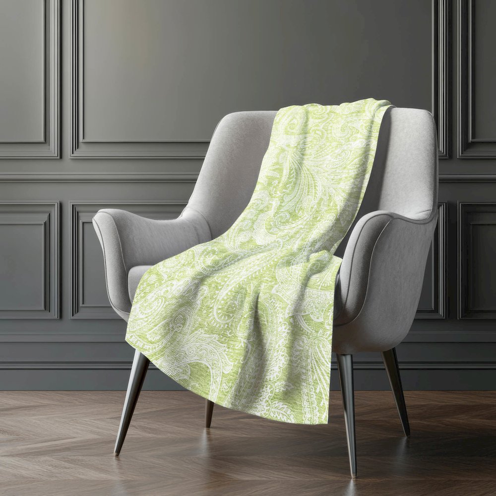 Premium Machine Washable ASB654 Aloe 50" x 70" Sherpa Throw Blanket. Picture 5