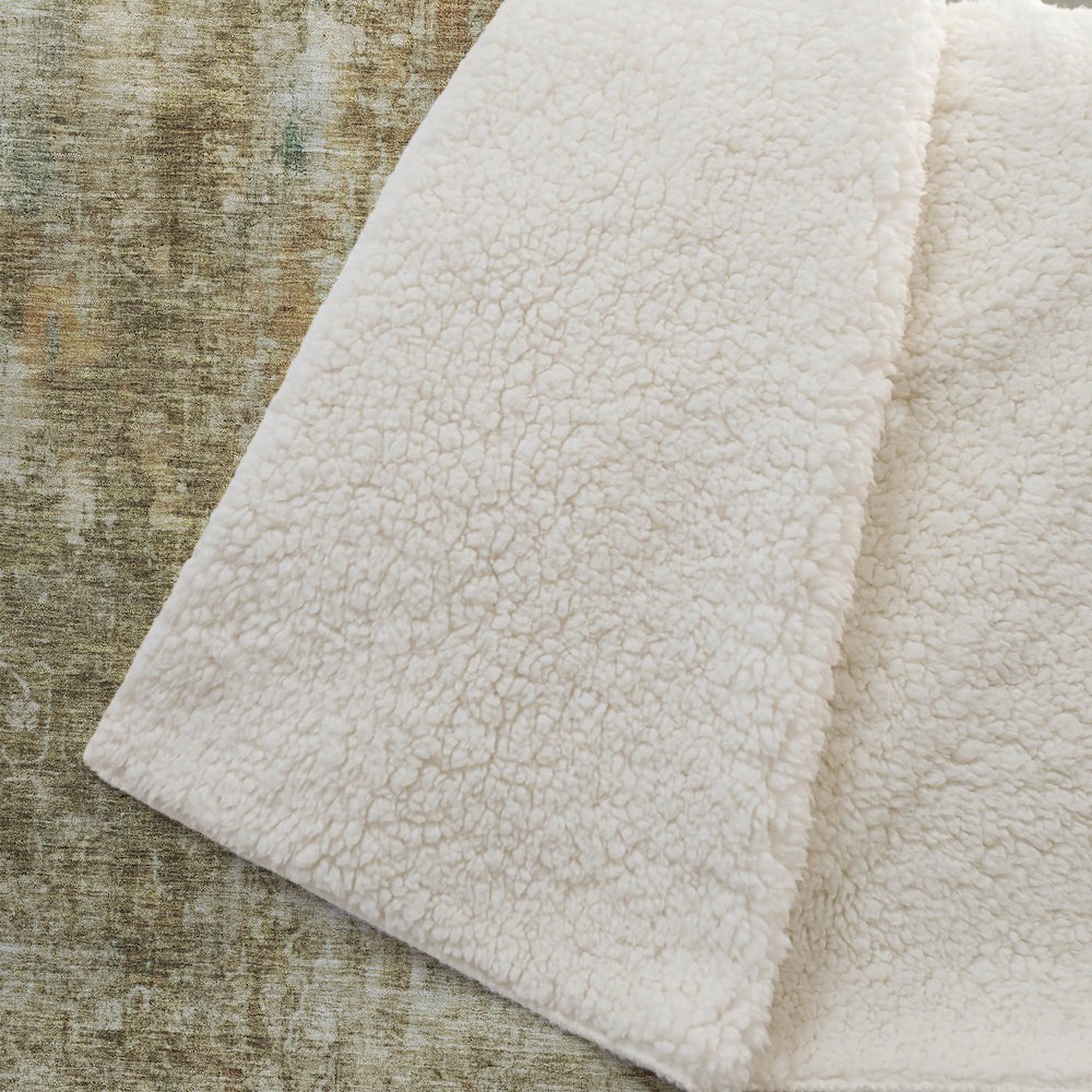 Premium Machine Washable ASB655 Brown 50" x 70" Sherpa Throw Blanket. Picture 2