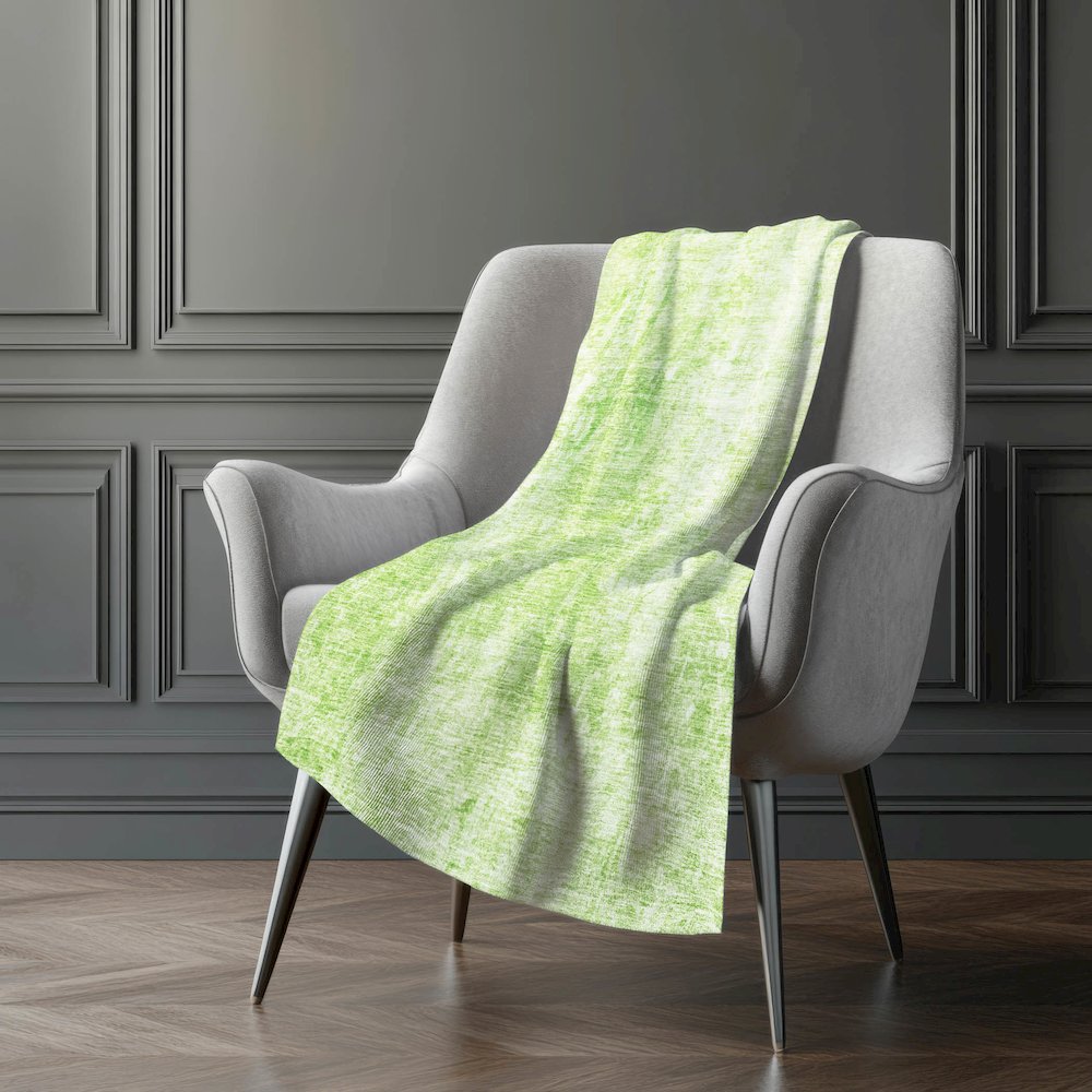 Premium Machine Washable ASB656 Aloe 50" x 70" Sherpa Throw Blanket. Picture 5