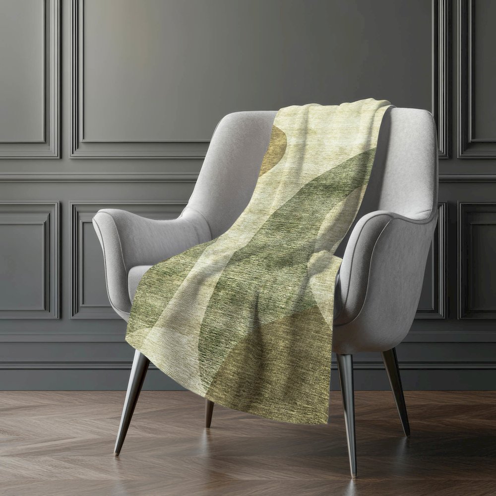 Premium Machine Washable ASB657 Beige 50" x 70" Sherpa Throw Blanket. Picture 5