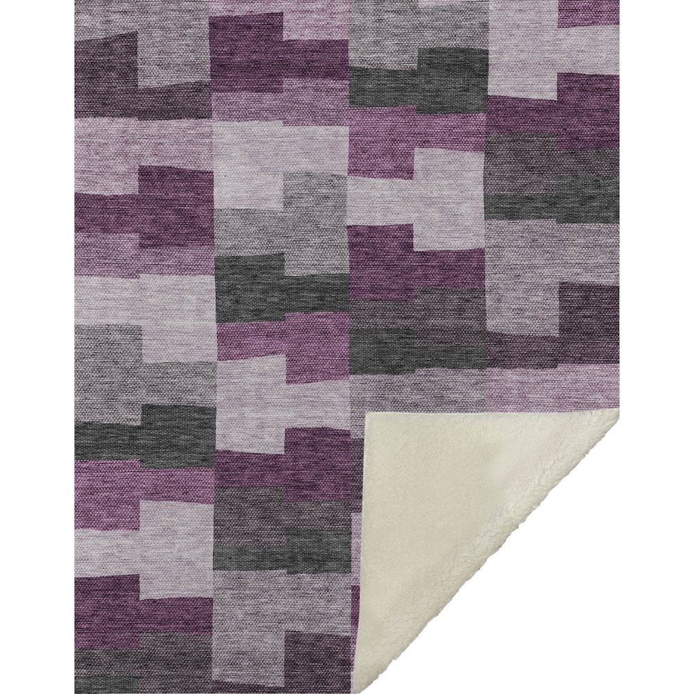 Premium Machine Washable ASB659 Merlot 50" x 70" Sherpa Throw Blanket. Picture 1