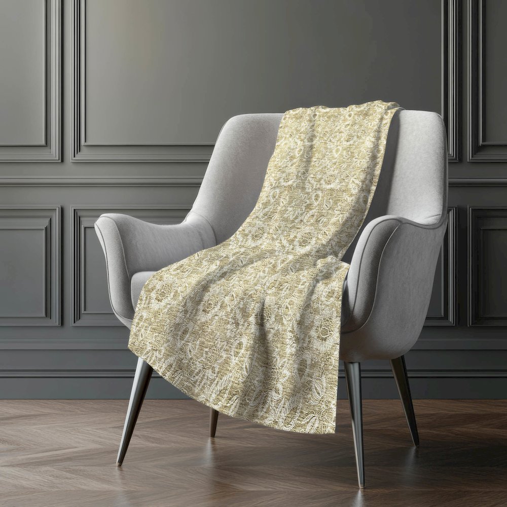 Premium Machine Washable ASB662 Beige 50" x 70" Sherpa Throw Blanket. Picture 5