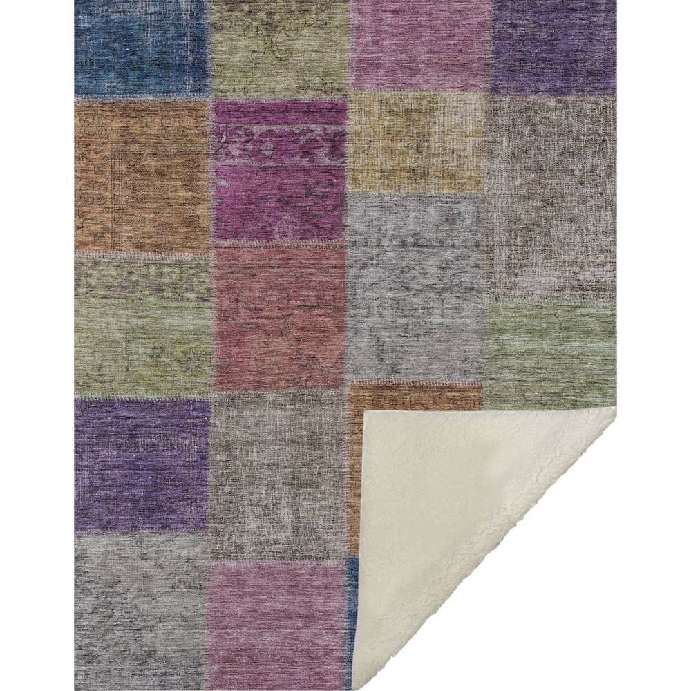 Premium Machine Washable ASB663 Copper 50" x 70" Sherpa Throw Blanket. Picture 1