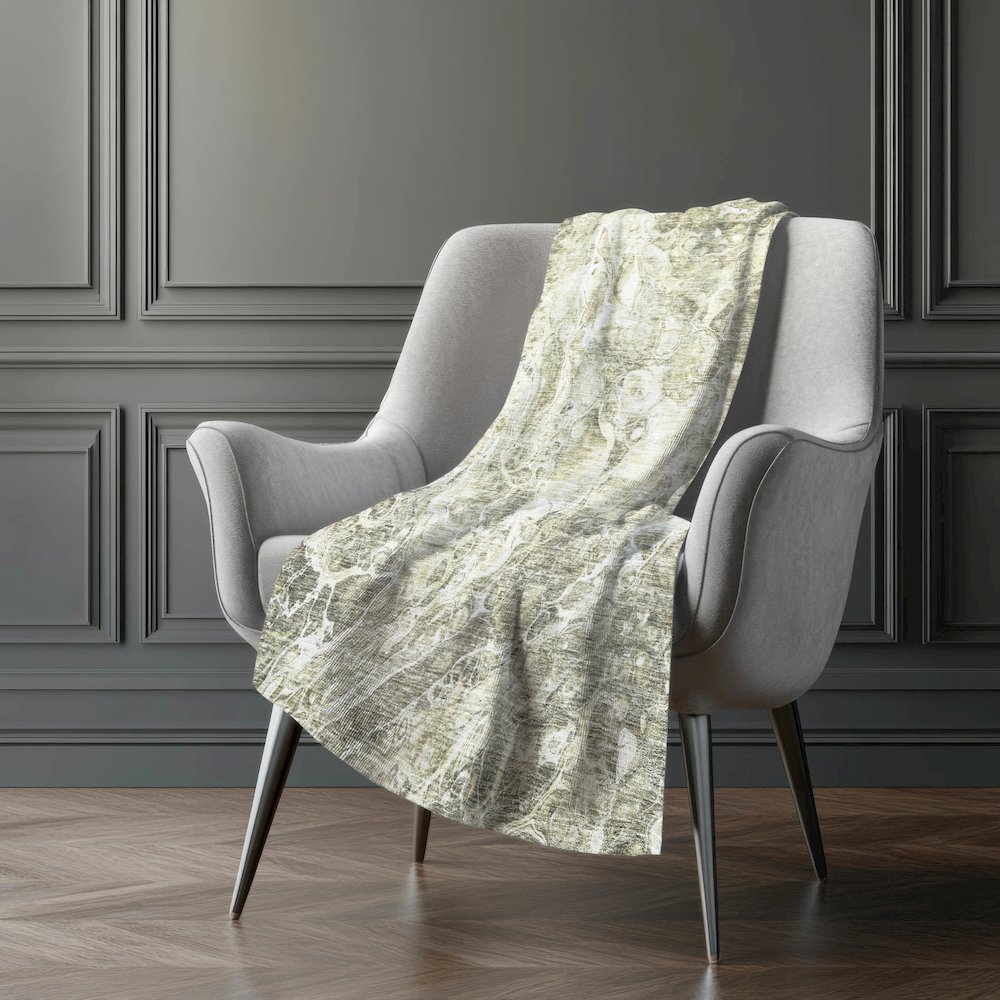 Premium Machine Washable ASB670 Tan 50" x 70" Sherpa Throw Blanket. Picture 5