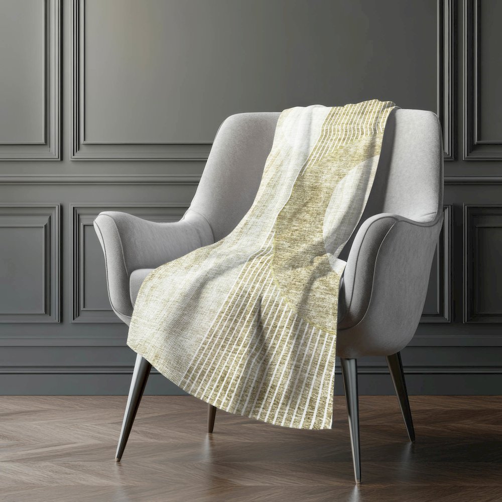 Premium Machine Washable ASB676 Taupe 50" x 70" Sherpa Throw Blanket. Picture 5
