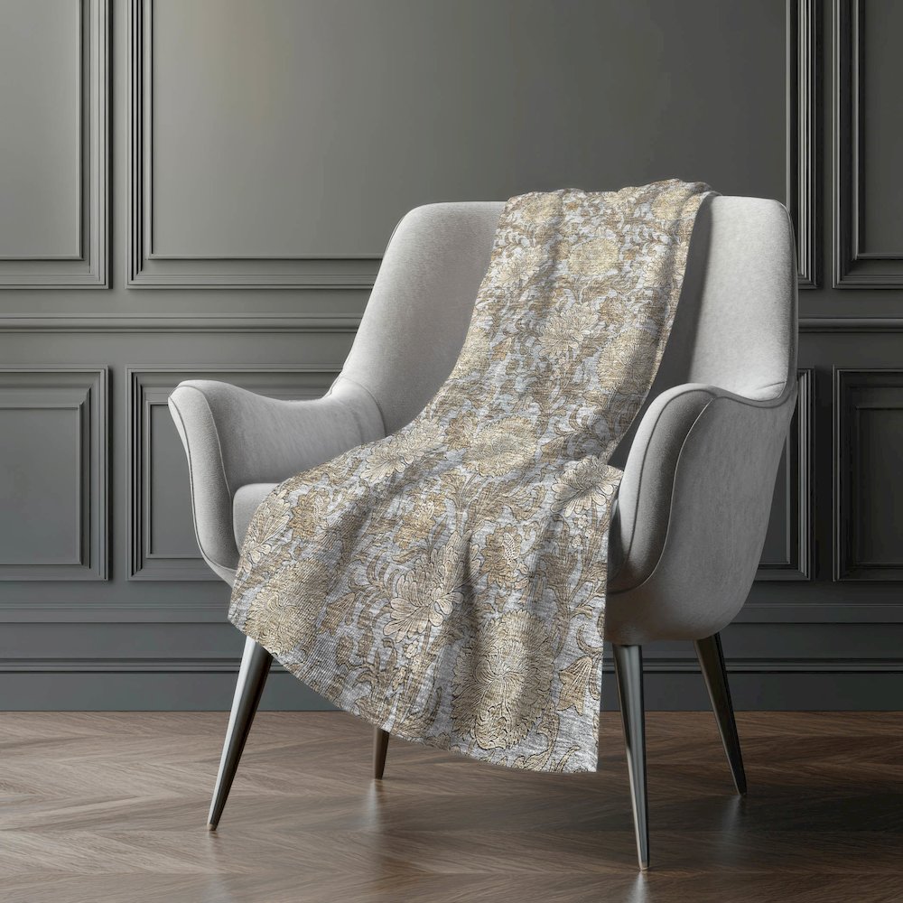 Premium Machine Washable ASB677 Gray 50" x 70" Sherpa Throw Blanket. Picture 5