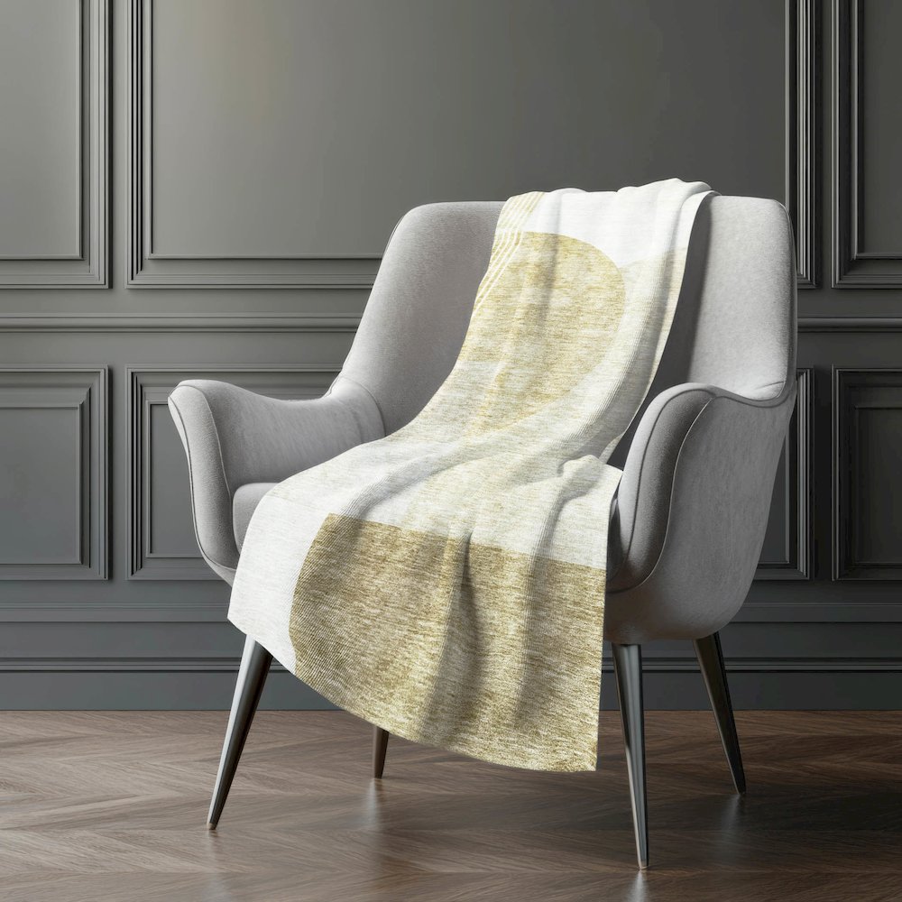 Premium Machine Washable ASB678 Brown 50" x 70" Sherpa Throw Blanket. Picture 5