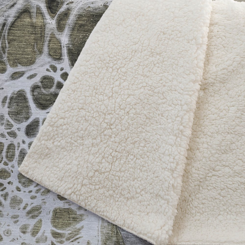 Premium Machine Washable ASB682 Chocolate 50" x 70" Sherpa Throw Blanket. Picture 2