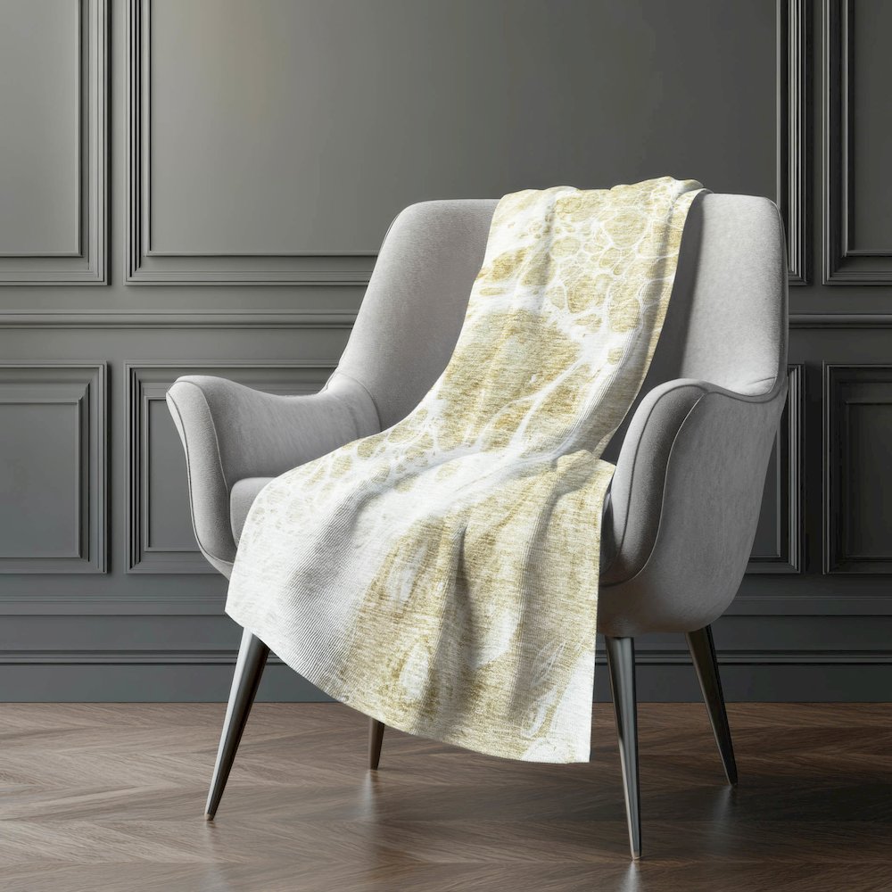 Premium Machine Washable ASB682 Taupe 50" x 70" Sherpa Throw Blanket. Picture 5