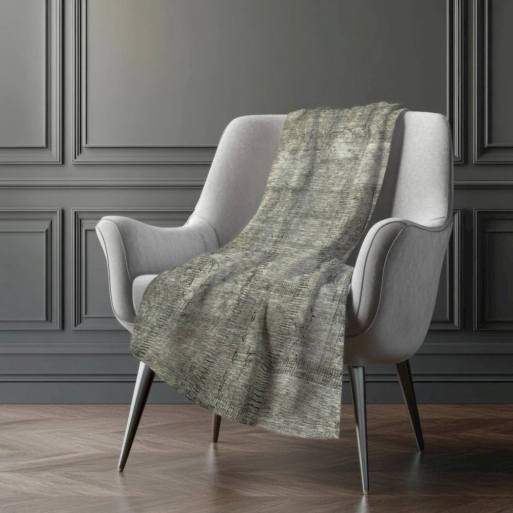 Premium Machine Washable ASB685 Taupe 50" x 70" Sherpa Throw Blanket. Picture 5