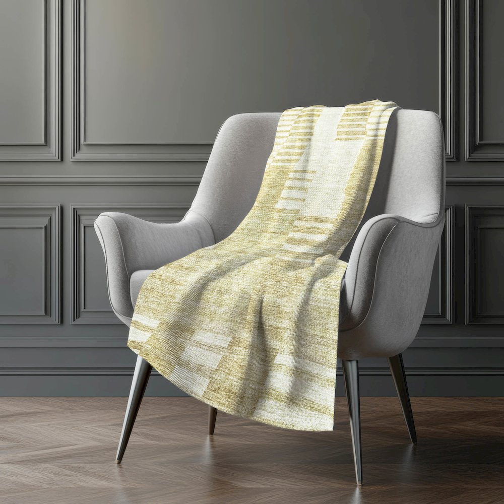 Premium Machine Washable ASB686 Beige 50" x 70" Sherpa Throw Blanket. Picture 5