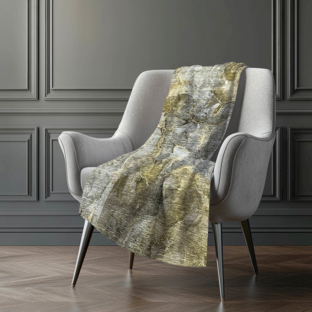 Premium Machine Washable ASB689 Taupe 50" x 70" Sherpa Throw Blanket. Picture 5