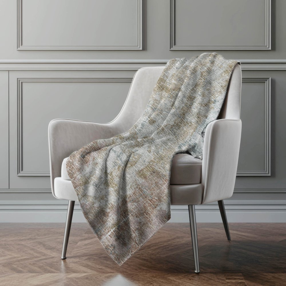 Premium Machine Washable ASB68 Multi 50" x 70" Sherpa Throw Blanket. Picture 5