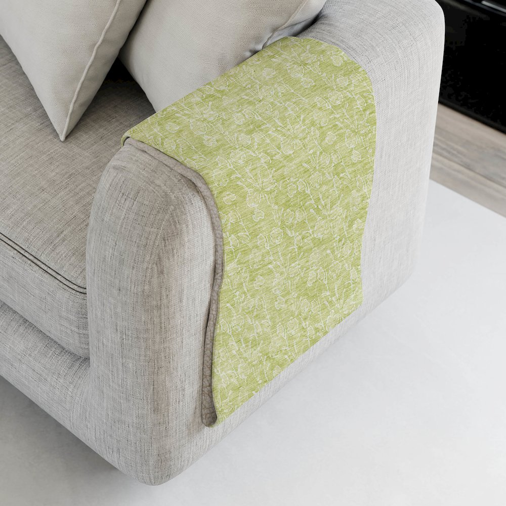 Premium Machine Washable ASB691 Aloe 50" x 70" Sherpa Throw Blanket. Picture 4