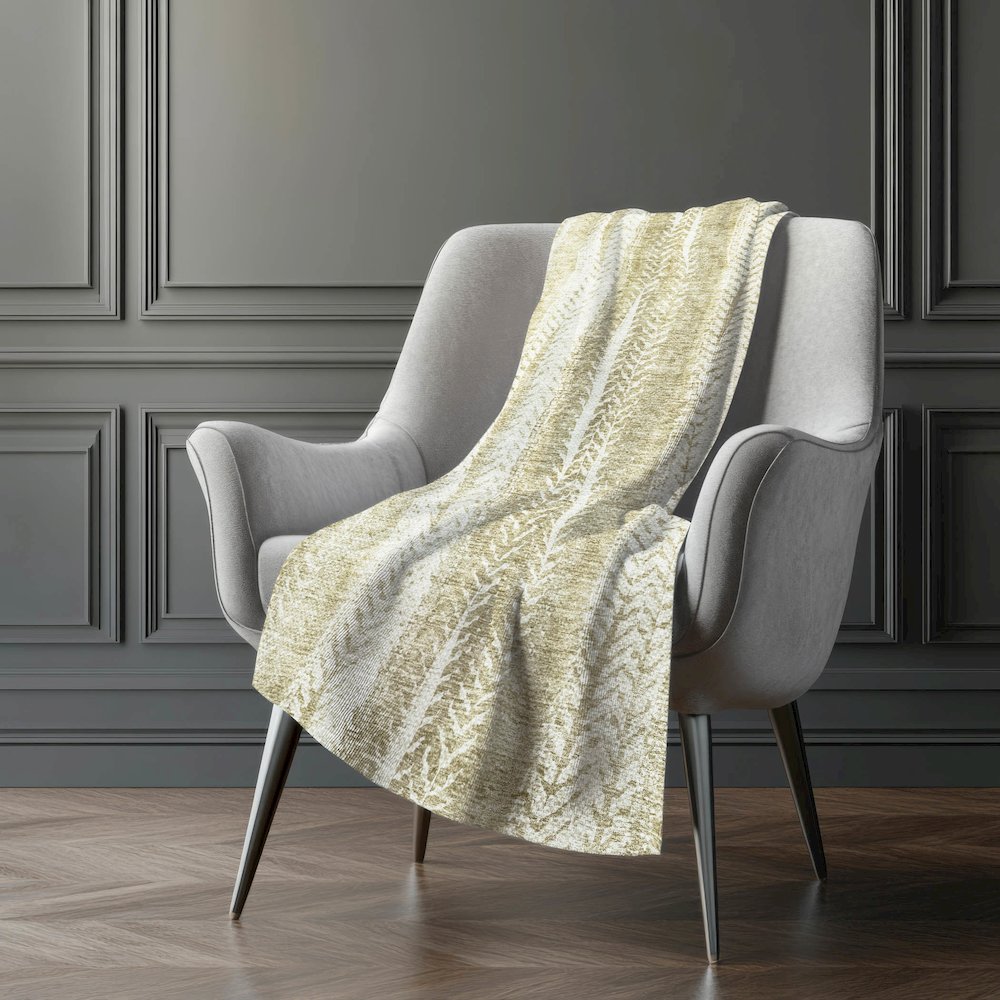 Premium Machine Washable ASB694 Beige 50" x 70" Sherpa Throw Blanket. Picture 5