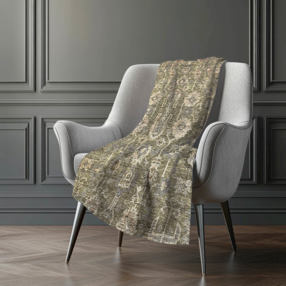 Premium Machine Washable ASB697 Brown 50" x 70" Sherpa Throw Blanket. Picture 5