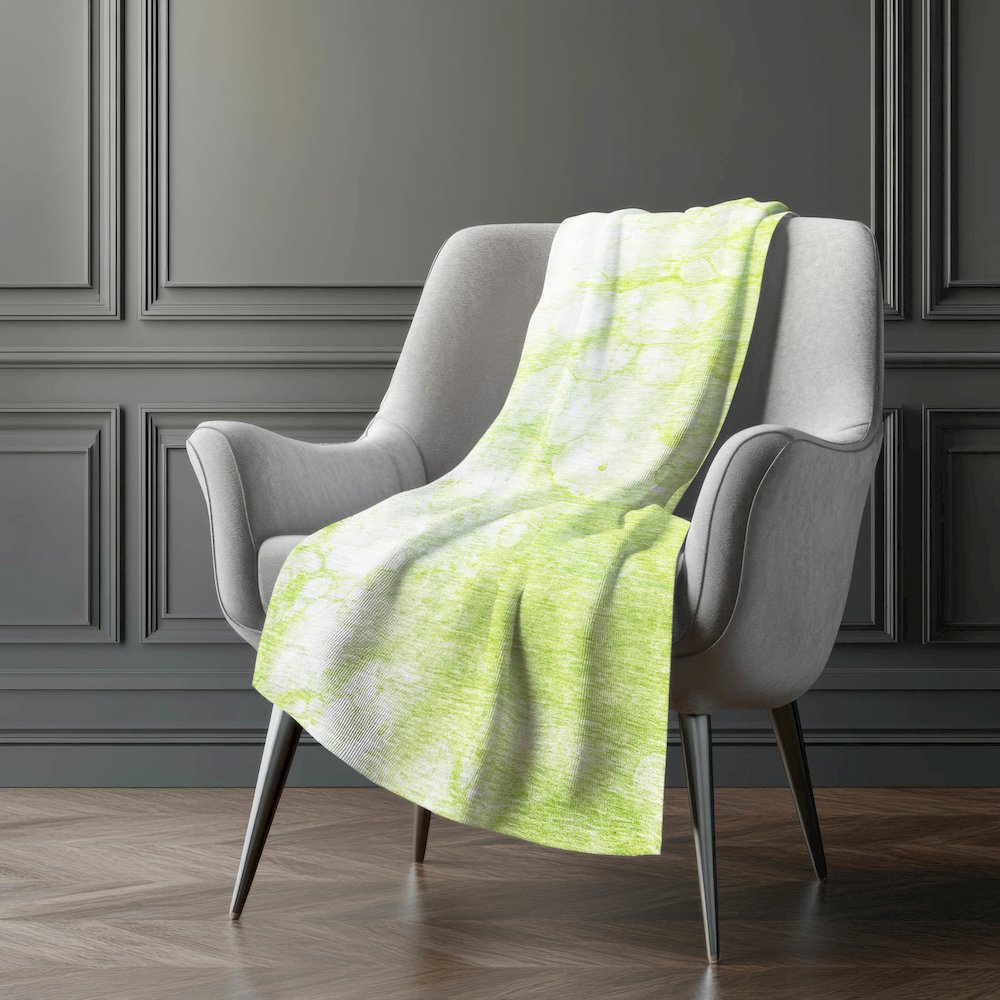 Premium Machine Washable ASB699 Aloe 50" x 70" Sherpa Throw Blanket. Picture 5
