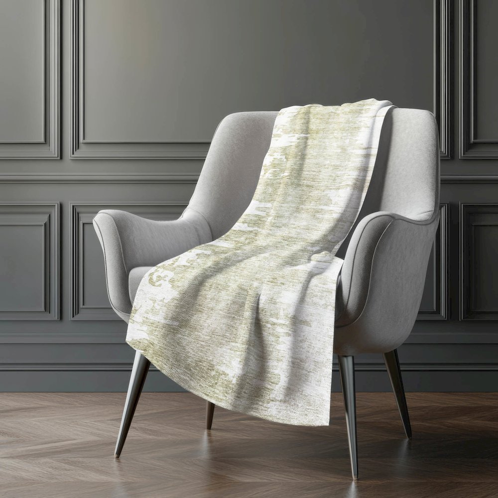 Premium Machine Washable ASB705 Taupe 50" x 70" Sherpa Throw Blanket. Picture 5