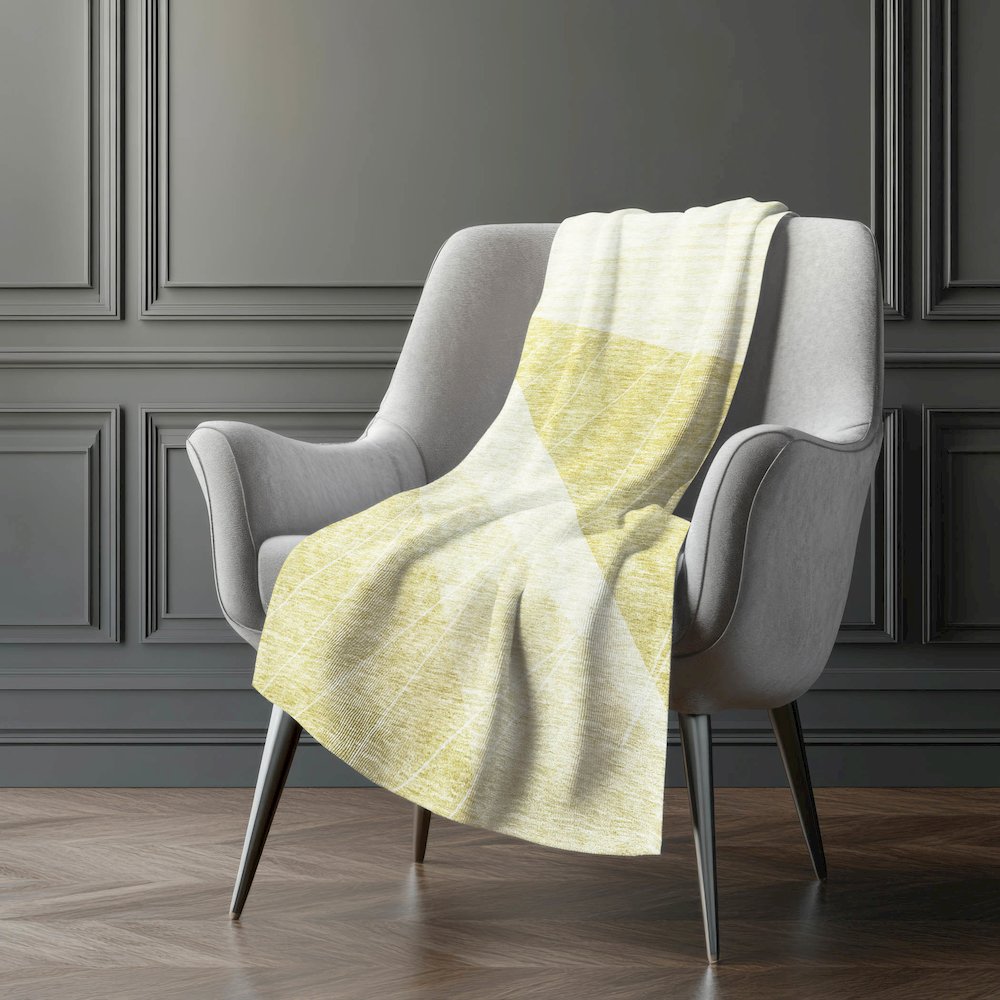 Premium Machine Washable ASB706 Wheat 50" x 70" Sherpa Throw Blanket. Picture 5
